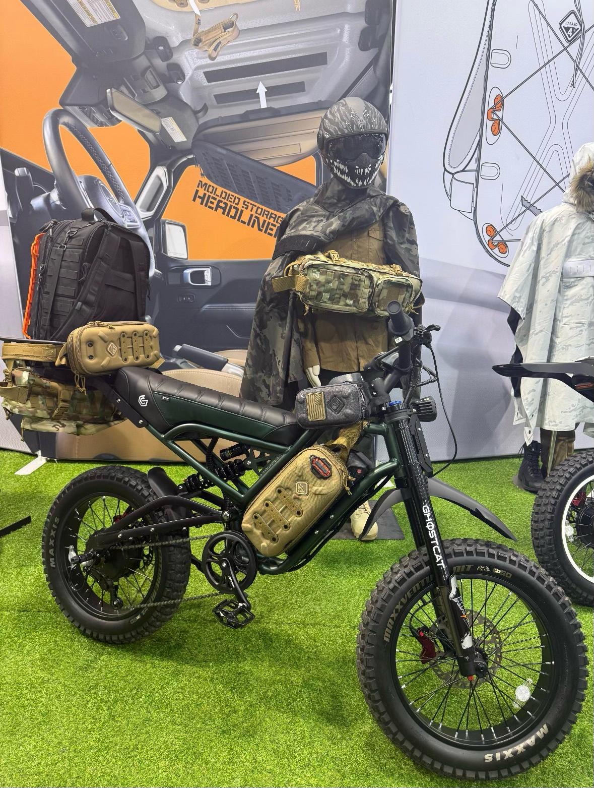 geared outdoors GHOSTCAT F4X All-Terrain Fat Tire Electric Bike | 60V 2200W Geared Hub Motor | 40MPH Top Speed | 30-50 Miles Range