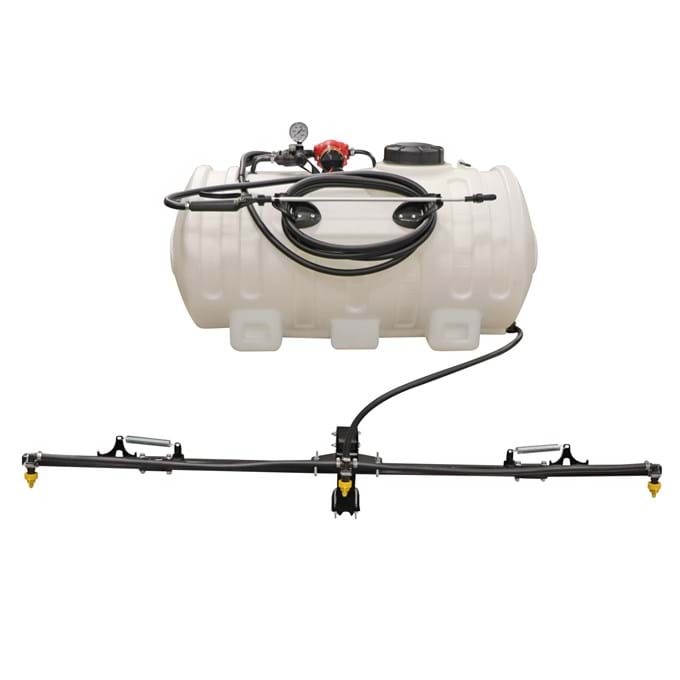 Wildlife Farming ATV/UTV Sprayer w/ Broadcast/Nozzle Boom | 25, 45 & 65 Gallon | Boom Coverage 7.5′–36′ | 2.5–4.5 GPM Pumps | 15–65 HP | For Tractor