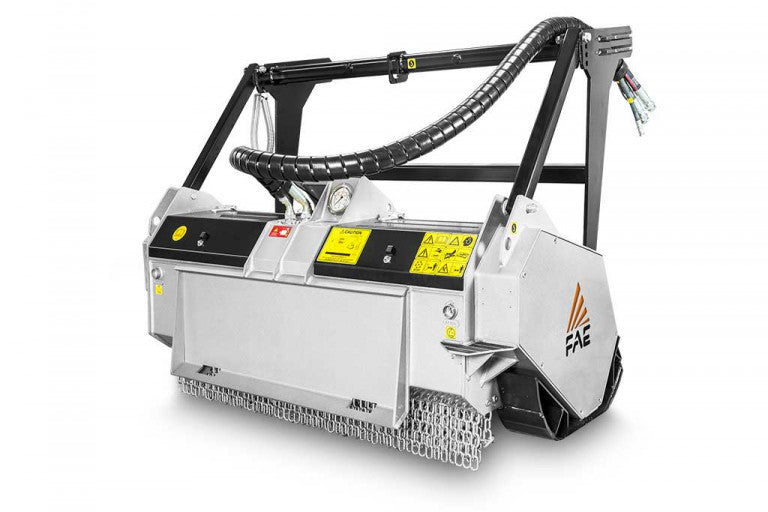 FAE | UML/SSL VT & SONIC Forestry Mulcher | Models 150 & 175 | Width 62" & 71.6" | Shreds Up to 7.9 Inches | Hydraulic Flow 115 & 200 GPM | For Skid Steers