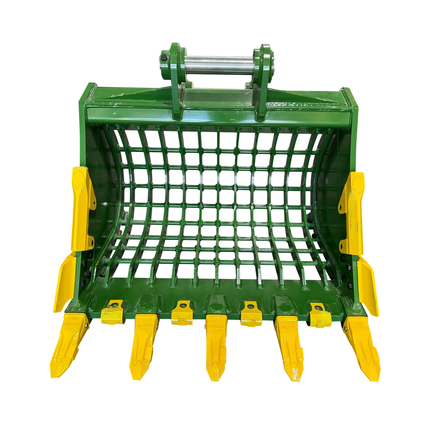 JMA Attachments Severe Duty Skeleton Bucket with Teeth | Bucket Width 42", 48" & 54" inches | Pin Size 80mm | For 16 – 25 Tons Excavators