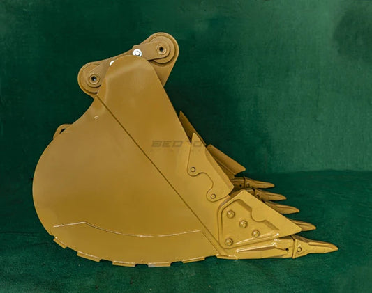 Bedrock Attachments Heavy-Duty Bucket & Adjuster GP | Width 60-Inch | Capacity 1.76 CU M | Machine Size 24-30 Tons | For Excavators CAT 324D/E, 326D2/F, 329D/D2/E, 330D2/F, 335F