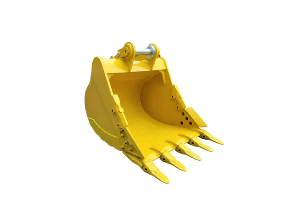 Bedrock Attachments Heavy-Duty Bucket & Adjuster GP | Width 54-Inch | Capacity 1.6 CU M | Machine Size 24-30 Tons | For Excavators CAT 330 (CB-Family)