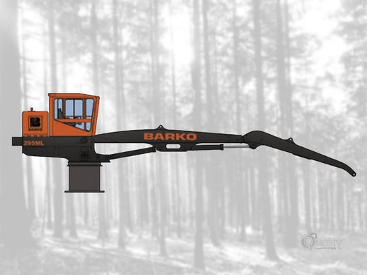 Barko Stationary Electric Loader | 2025 Model 295-SE | Width 8' 5" Ft | Horsepower 100 HP | For Log Loaders