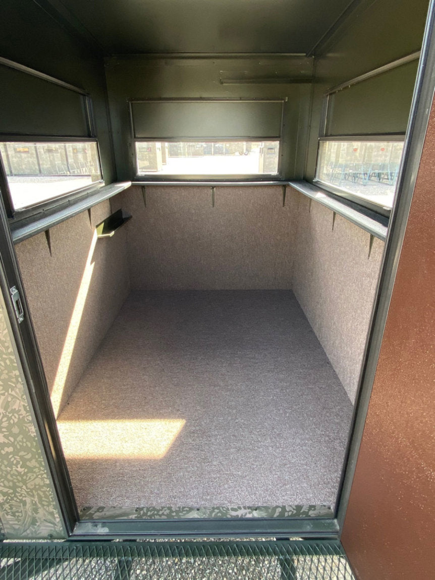 AWS Blind | Insulated Hunting Blind | Model 5x5 Ground Blind | Height Up to 20' | Width 60" | Stationary Setup | For Deer Hunters & Wildlife Enthusiasts