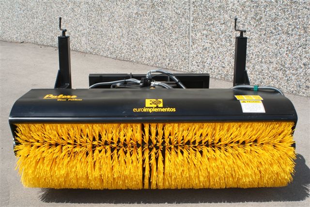 EI Attachments Rotary Hydraulic Angle Skid Steer Broom | 78" & 85" Working Width | Hydraulic Flow SSL 15-25 GPM | For Skid Steer