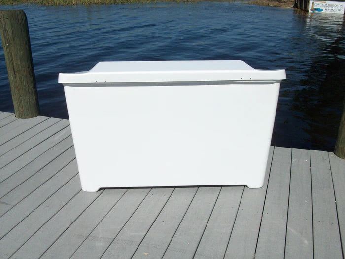 RIO MARINE CUSTOMS | Dock Box | Model CM05-S | 51" W x 30" H x 30" D | Heavy-Duty Storage | For Marine Storage