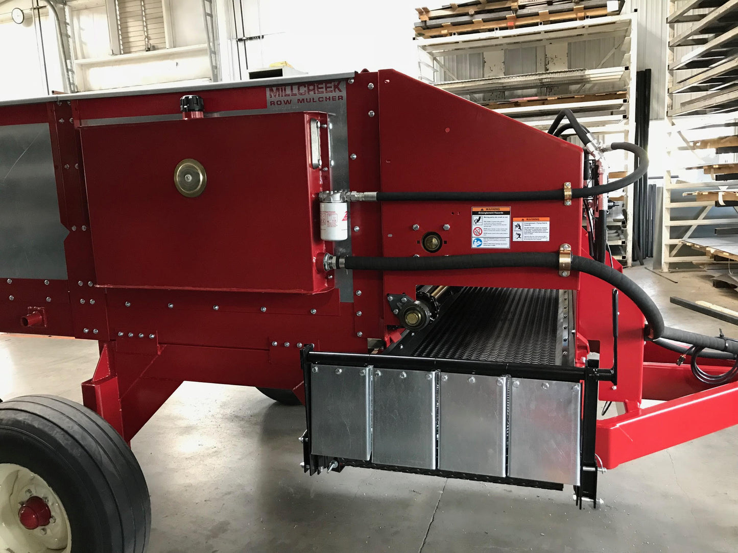 Millcreek | Wide-Body Row Mulcher | Models 588 & 1028 | Width 85” Wide | 7.8 To 13.5 yd³ Capacity | Horsepower 40 To 80 HP | For Tractor