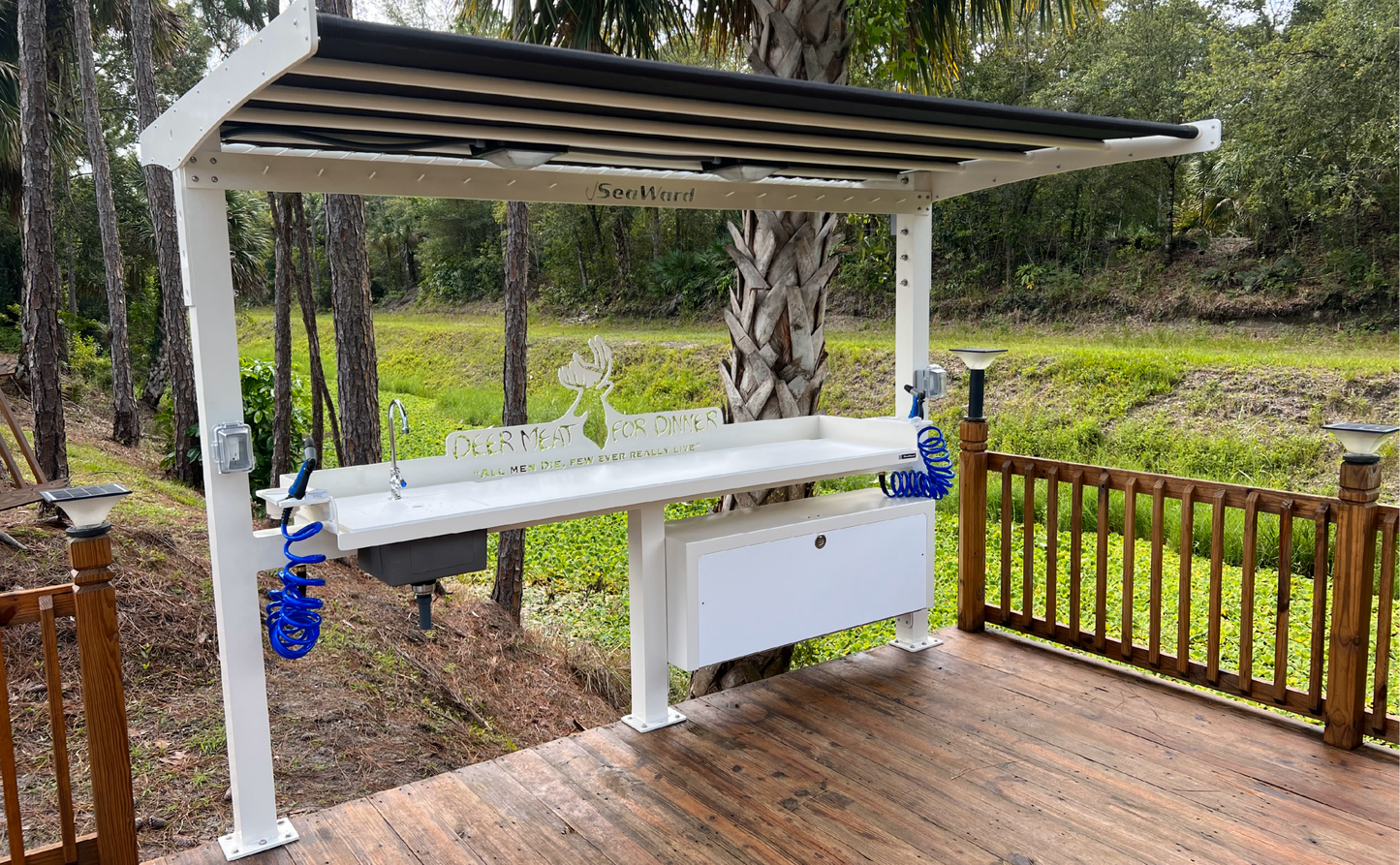SeaWard The Edge 4 | 48" Cutting Surface | Customizable Cleaning Table | Commercial Grade