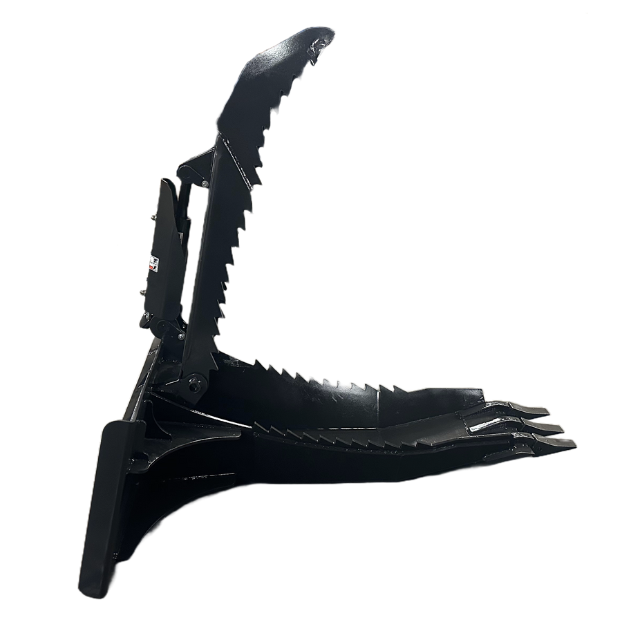 Stout XL Stump Bucket Grapple | Grapple Opening Width 56" inches | Oil Flow Range 14-23 GPM | For Skid Steers