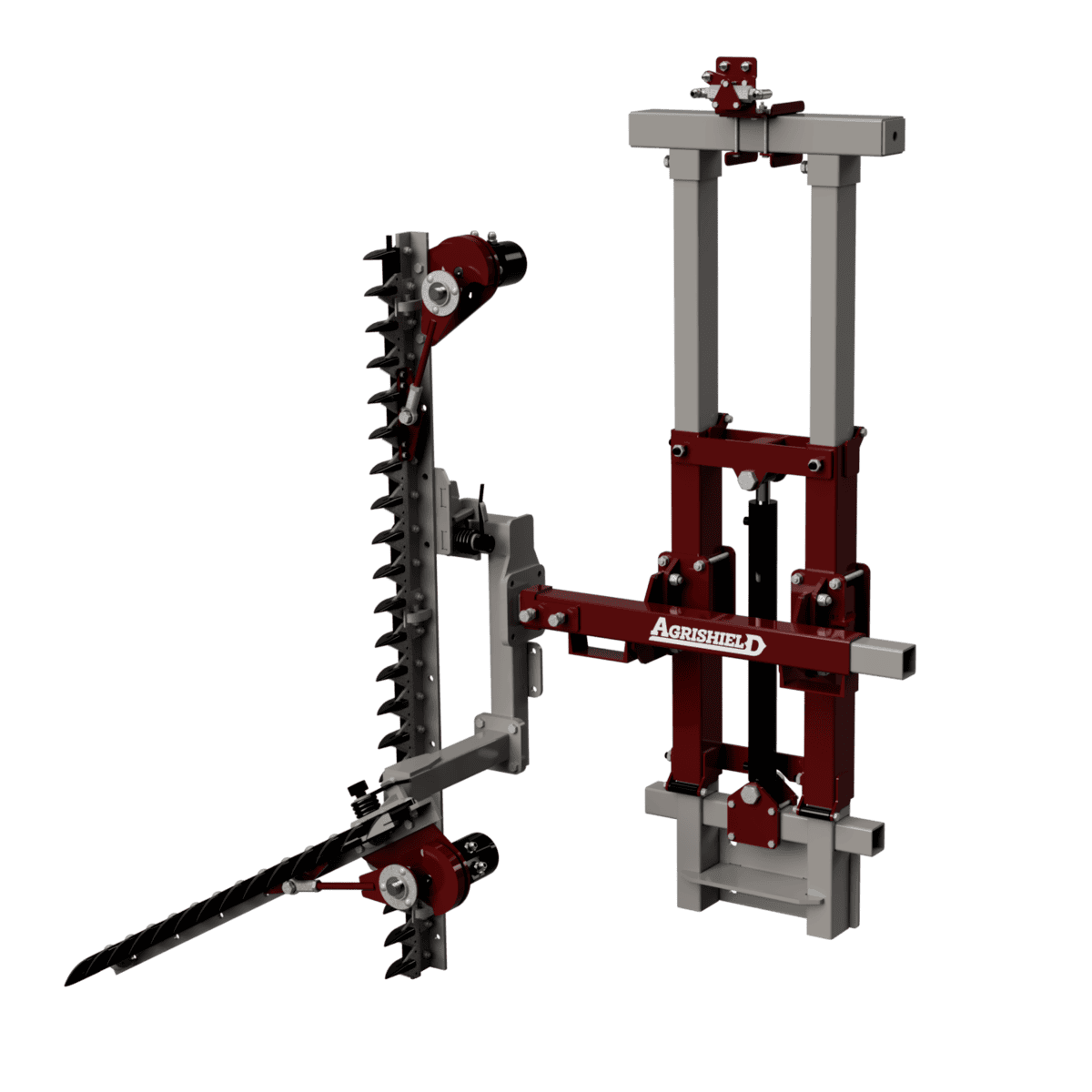 Agrishield Vine Trimmer | Double Bar - Half Row 3200 Series | Recommended Flow 5-8 GPM | For Tractors