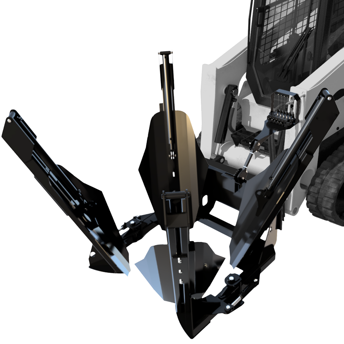 Erskine Tree Spade  Series | Width 46" & 62" inches | Hydraulic Flow 5-25 GPM | For Skid Steer