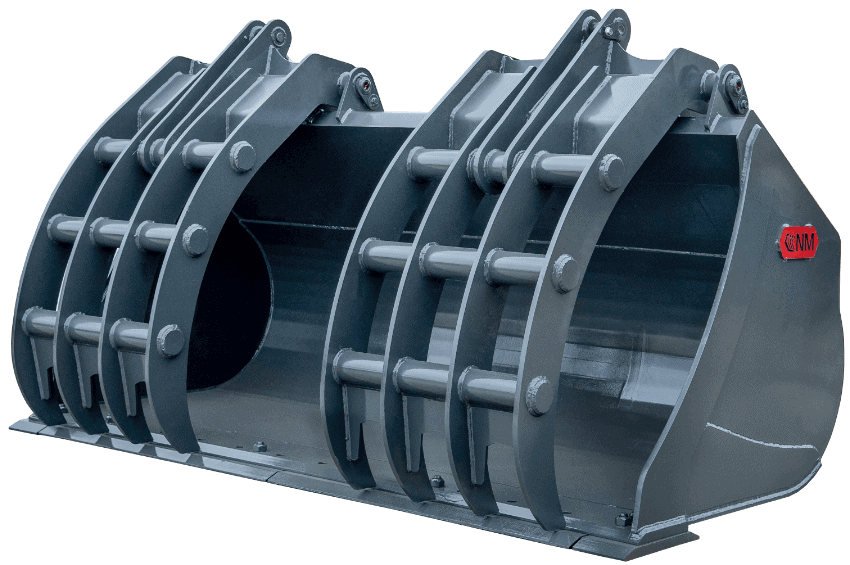 NM Attachments Hydraulic Grapple | Model RRHG Series | 96"–105" Width | Class 125–175 | Machine Size 24,000–40,000 lbs | For Wheel Loaders