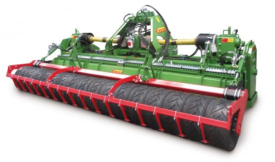 Celli Stone Burier / Bed Former | Model Lothar DD | 11'.5"-15'.19" Working Width | Up to 280 HP | For Tractor
