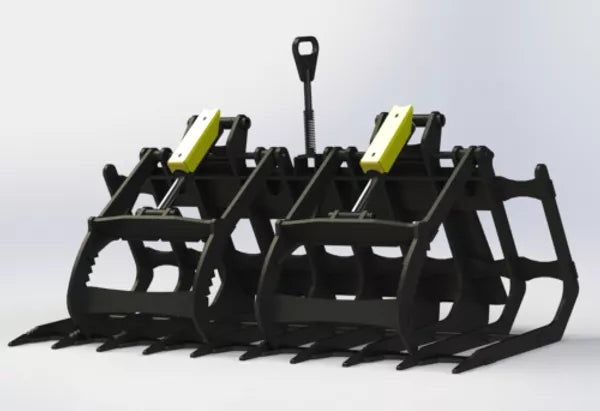 Martatch | Root Rake Grapple | Model MRRG-A Series | Width 64" to 80" | Horsepower 50 To 100+ HP | For Tractors