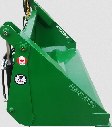 Martatch | 4-in-1 Bucket | Model M4-IN-1UB Series | Working Width 48" To 60" | Horsepower 20 To 40 HP | For Tractors