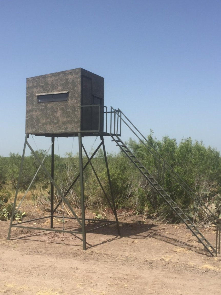AWS Blind | Insulated Hunting Blind | Model 5x7 Ground Blind | Height Up to 20' | Width 60" x 84" | Stationary Setup | For Deer Hunters & Wildlife Enthusiasts