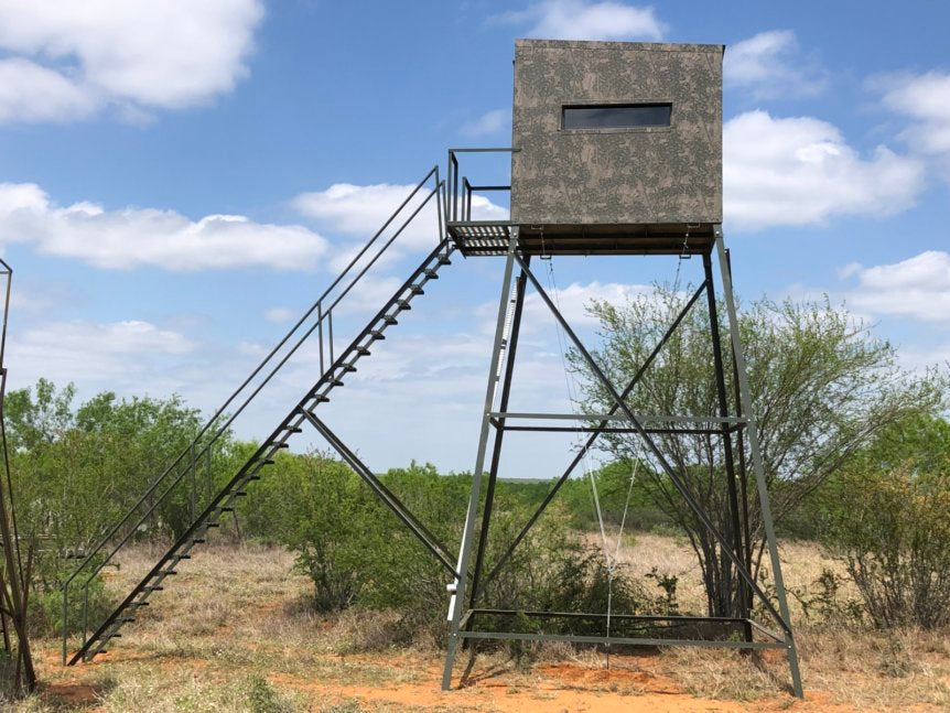 AWS Blind | Insulated Hunting Blind | Model 5x7 Ground Blind | Height Up to 20' | Width 60" x 84" | Stationary Setup | For Deer Hunters & Wildlife Enthusiasts
