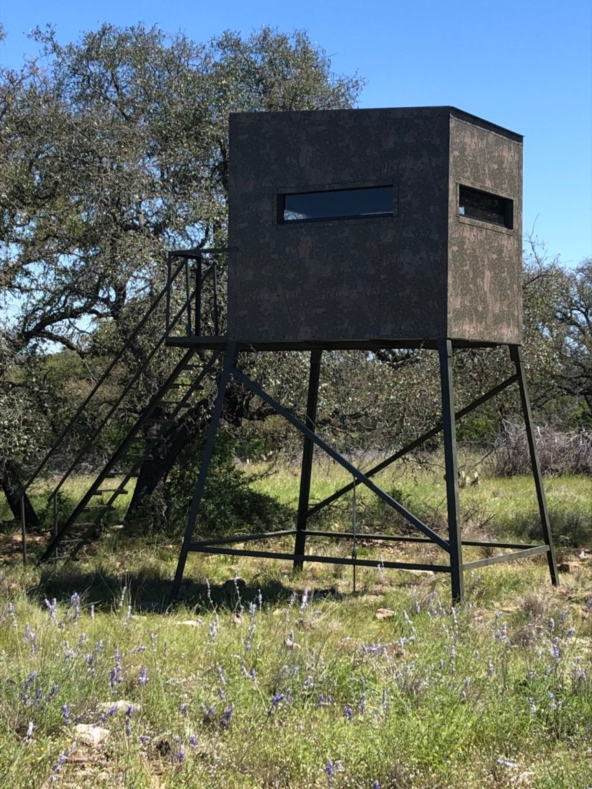 AWS Blind | Insulated Hunting Blind | Model 5x7 Ground Blind | Height Up to 20' | Width 60" x 84" | Stationary Setup | For Deer Hunters & Wildlife Enthusiasts