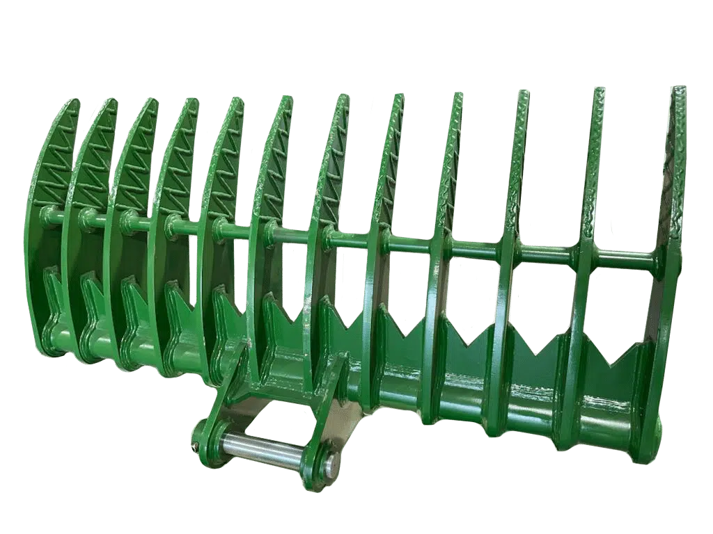 JMA Attachments Brush Rake | Clearing Width 29.87" inches | Pin Size 50mm | For 7 – 10 Tons Excavators