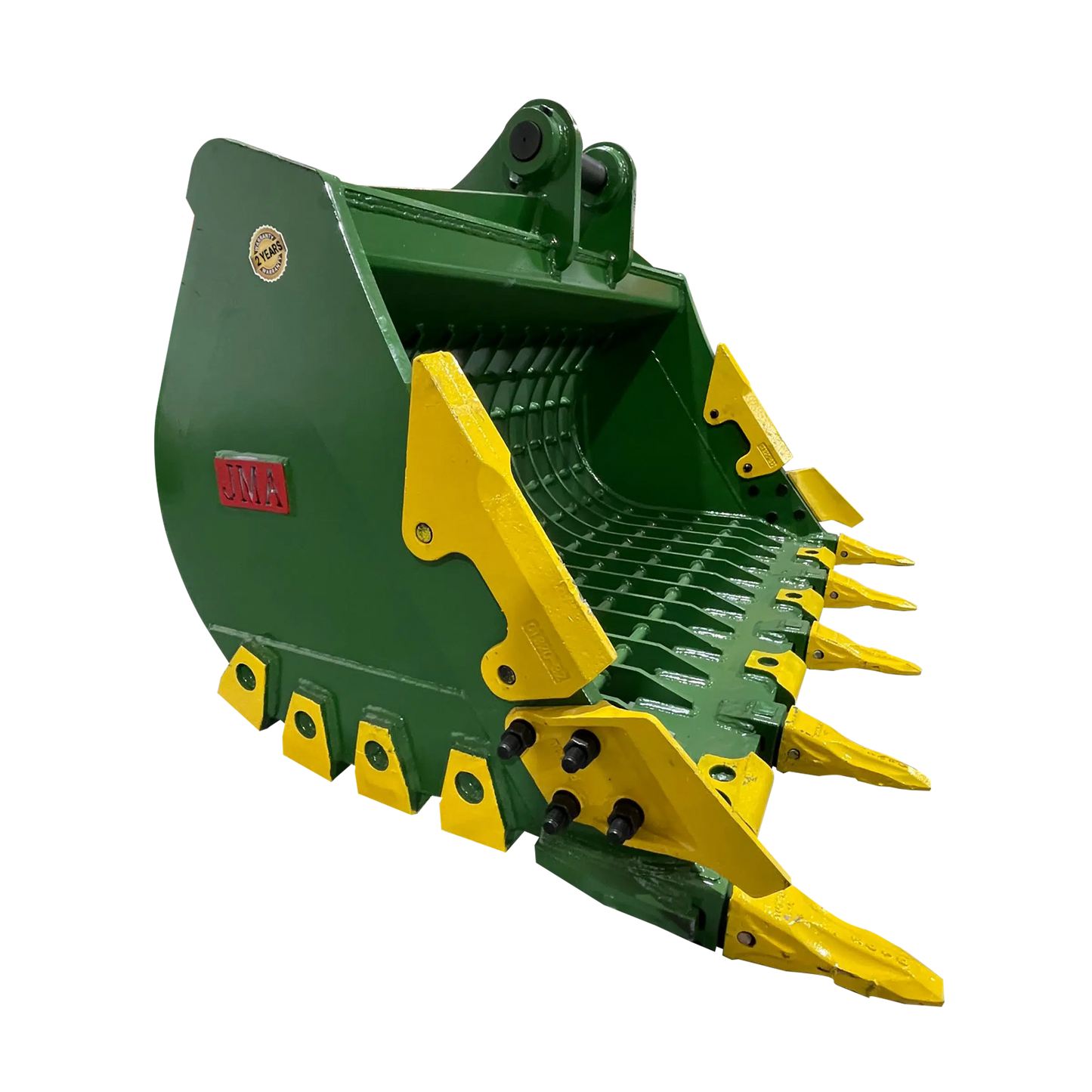 JMA Attachments Severe Duty Skeleton Bucket with Teeth | Bucket Width 60" inches | Pin Size 70mm | For 15 – 18 Tons Excavators