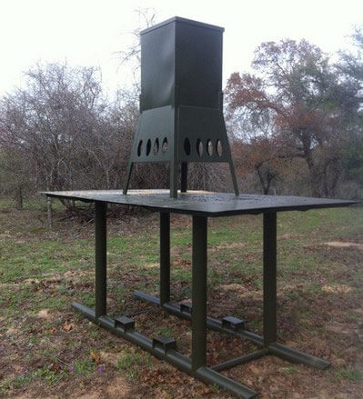 AWS Blind | Game Bird Feeders | HD Quail/Turkey Feeders | Capacity 200lb & 600lb | Width 36" & 48" | Horsepower 15 To 70 HP | For ATVs, UTVs, Tractors