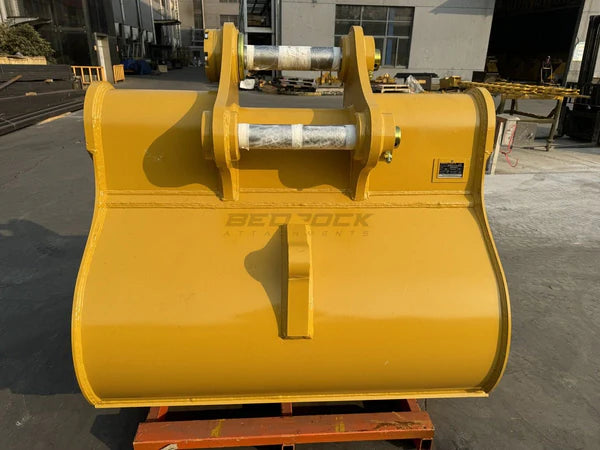Bedrock Attachments Heavy-Duty Bucket | Model EB330DHD-60-1.86 | Width 60-Inch | Capacity 1.86 CU M | Machine Size 30-40 Tons | For Excavators CAT 330