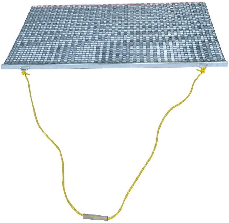 Field Tuff 5' x 3' Drag Mat – Galvanized Steel Mesh, Manual Tow