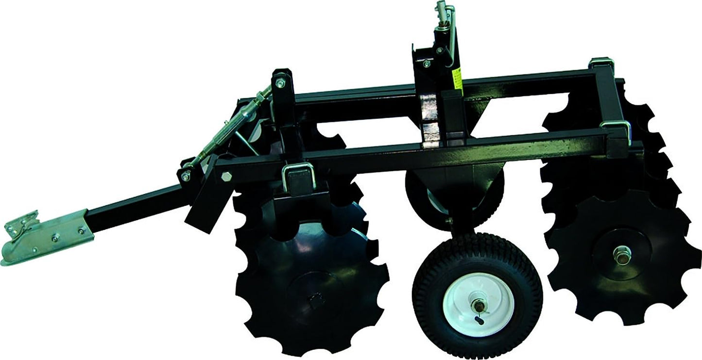 Field Tuff ATV Disc Harrow – 33" Working Width | Towing Power 18–25 HP | For ATVs, UTVs, & Utility Tractors
