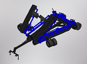 Progressive Ag Innovations 61-5S Roller Crimper | Model 61-5S | 61' Width | 225HP | Pull-Type