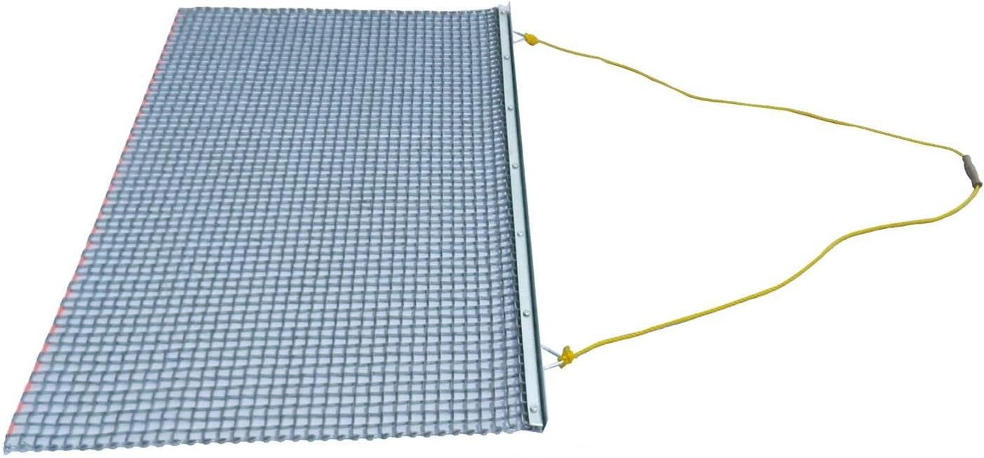Field Tuff 5' x 3' Drag Mat – Galvanized Steel Mesh, Manual Tow