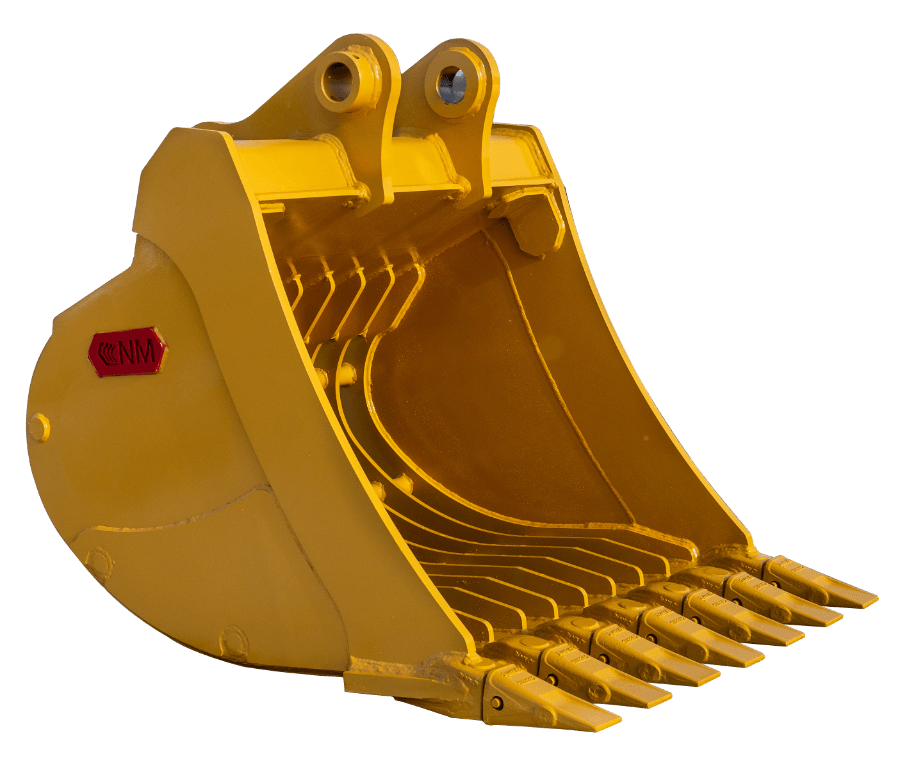 NM Attachments Heavy Duty Skeleton Bucket | Model 20SK Series | 42"-48" Attachment Size | Machine Size 22.5 – 27.5 Tons | For Excavator