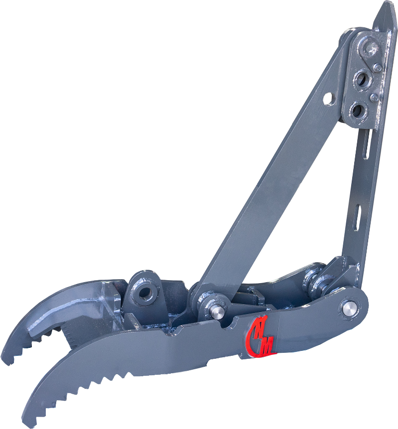 NM Attachments Mechanical Thumb Weld-On | Model 13MWO-4T | 4-Tine | Machine Size 12–16.5 Tons | For Excavators