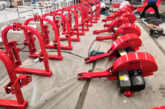 Farmer Helper | 2-Way Hydraulic Stump Grinder | Model FH-SG24-PRO | 24" Cutting Wheel | Dual Direction Carbide Teeth | Horsepower 30 To 50 HP | For Tractors
