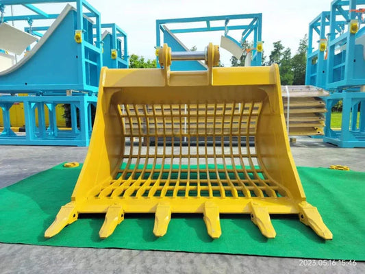 Bedrock Attachments Skeleton Bucket | Model EB320BS | Width 63-Inch | Capacity 1.32 CU M | Machine Size 18-24 Tons | For Excavators CAT 320