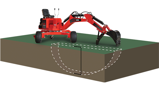MK Martin | Trailer | Model BT810 | 4'11" Digging Depth | Horsepower 13.5 HP | For Backhoe