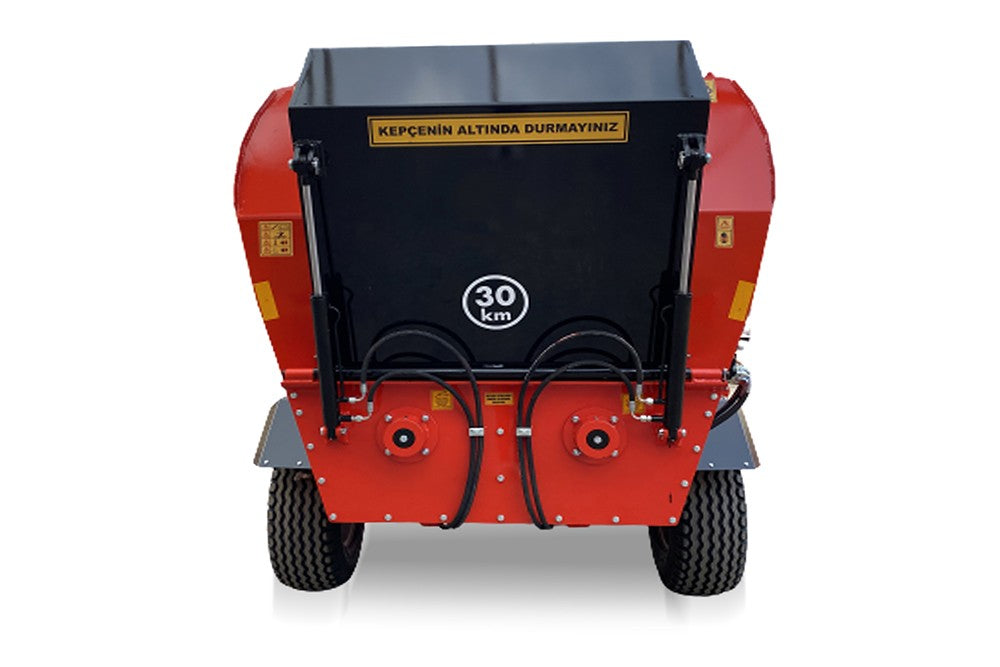 AK Ziraat | TIREMIX Y8M3 | 8m³ | Feed/Mixer Wagon | HorsePower 65 HP | For Tractor