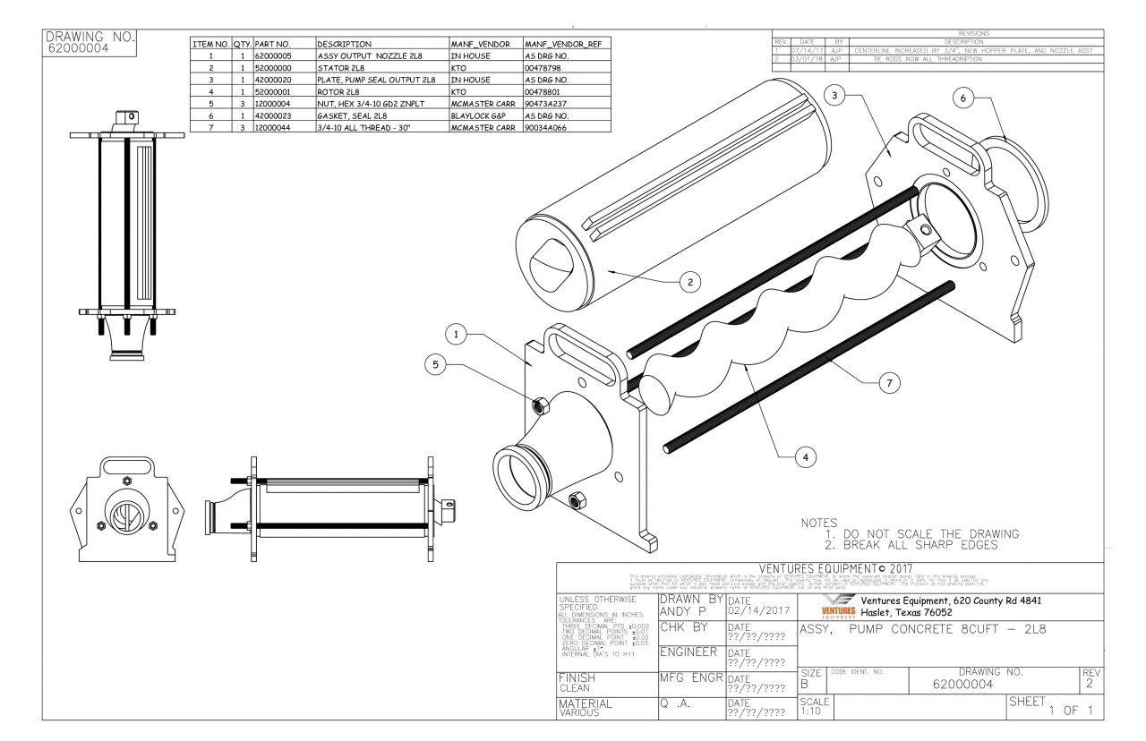 Venture Special Skid Mounted Unit (SSE) With 3/8” Pea Gravel Capacity 1450 LB