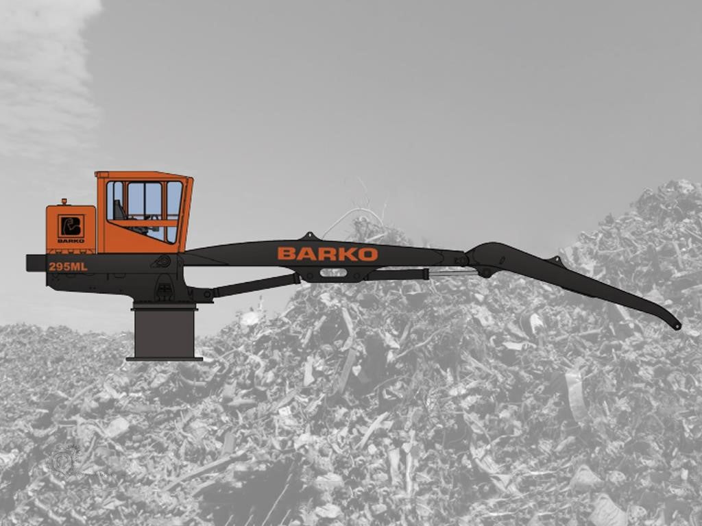 Barko Stationary Electric Loader | 2025 Model 295-SE-ERS | Width 8' 5" Ft | Horsepower 100 HP | For Log Loaders