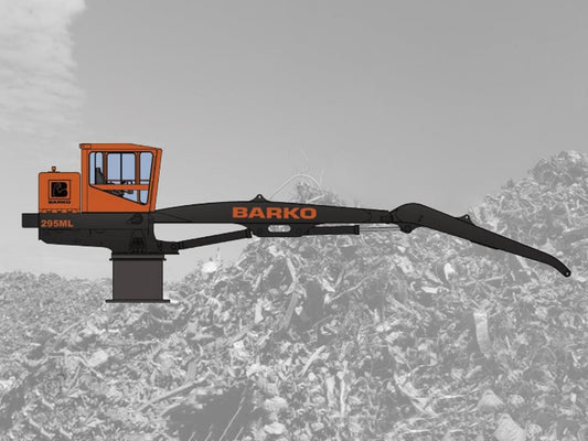 Barko Stationary Electric Loader | 2025 Model 295-SE-ERS | Width 8' 5" Ft | Horsepower 100 HP | For Log Loaders