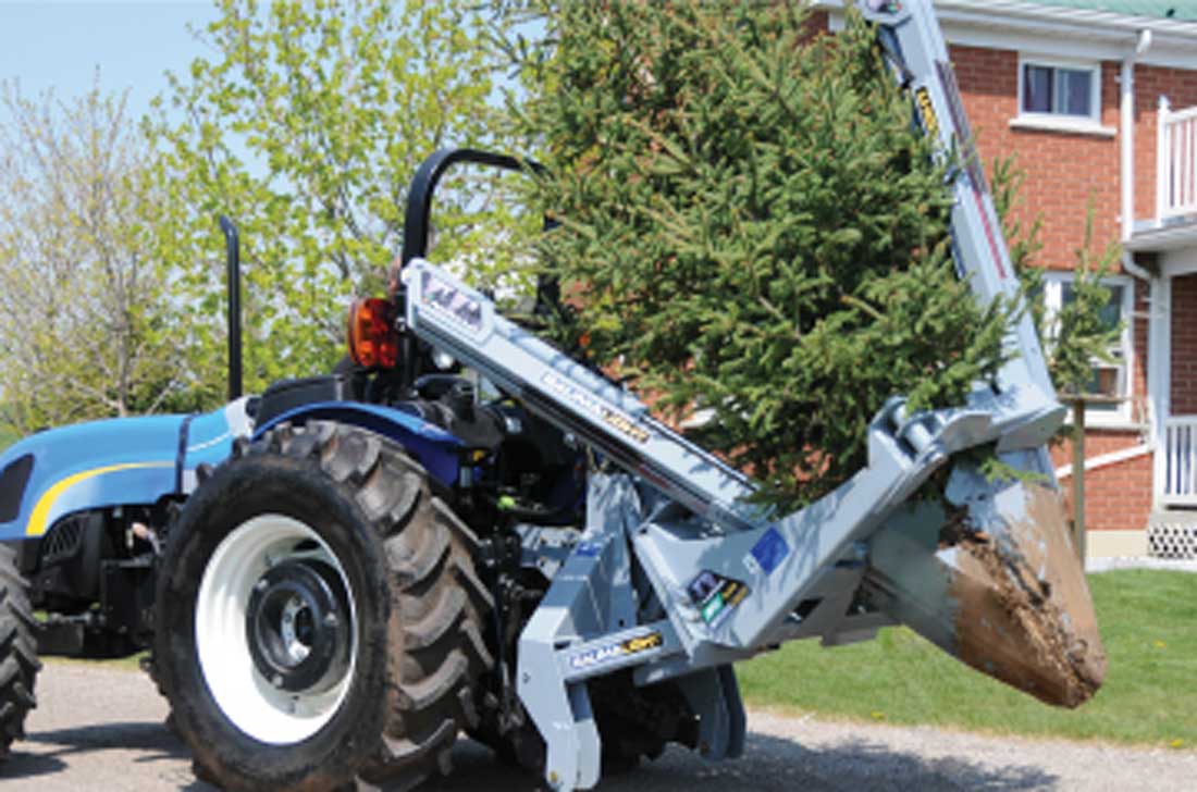 Baumalight 3-Point Hitch Tree Spade | Model PS330 & PT330 | Opening Width 60" Inches | Root Ball Diameter 30" inches | Root Ball Depth 29 inches | Horsepower 45 To 65 HP | For Tractors