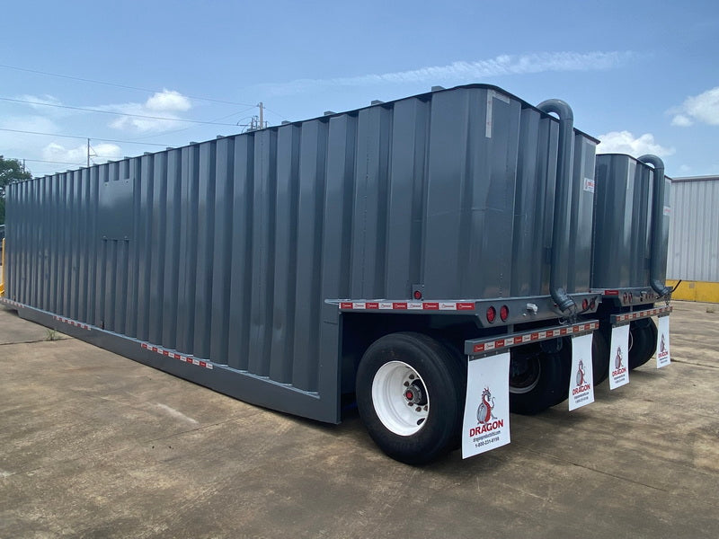DRAGON | Frac Tank Trailer | 102" Width | 500 BBL (21,000 Gallons) Capacity | Heavy-Duty Liquid Storage & Transport