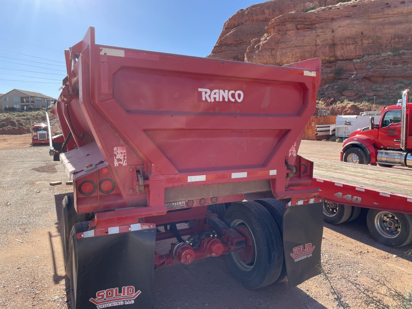 Ranco | ED26-34 Anvil End Dump Trailer | 34' Length | High-Capacity Tub | 102" Width | USED | For Bulk Hauling & Construction Applications