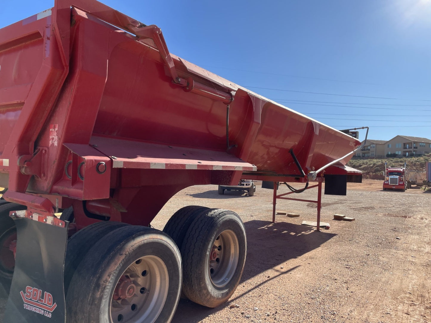 Ranco | ED26-34 Anvil End Dump Trailer | 34' Length | High-Capacity Tub | 102" Width | USED | For Bulk Hauling & Construction Applications