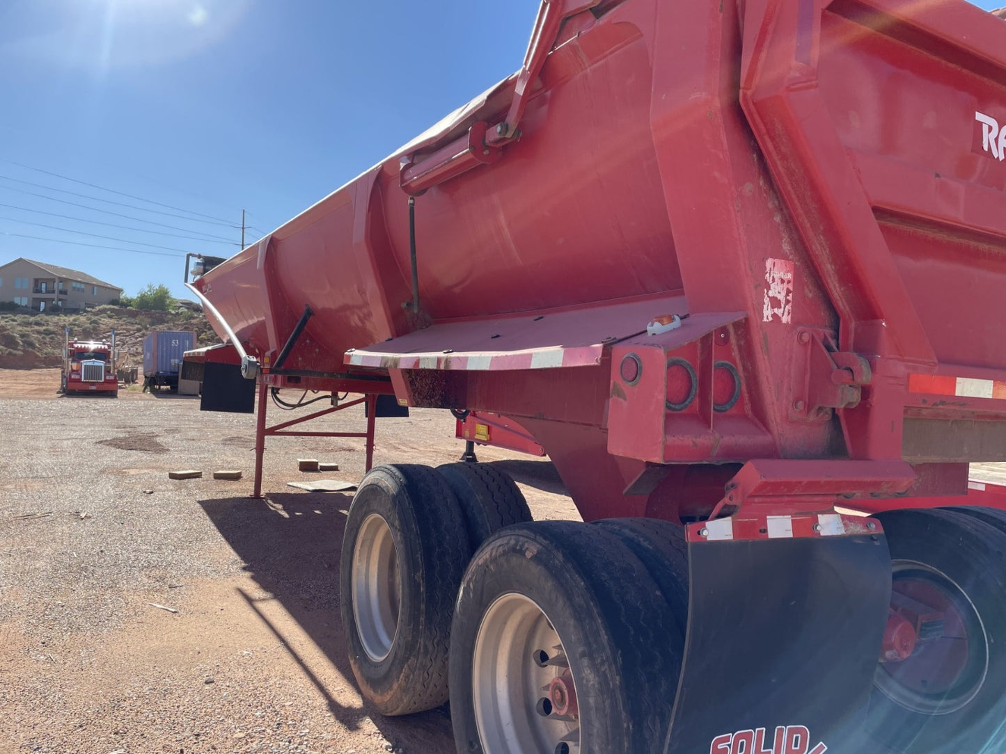 Ranco | ED26-34 Anvil End Dump Trailer | 34' Length | High-Capacity Tub | 102" Width | USED | For Bulk Hauling & Construction Applications