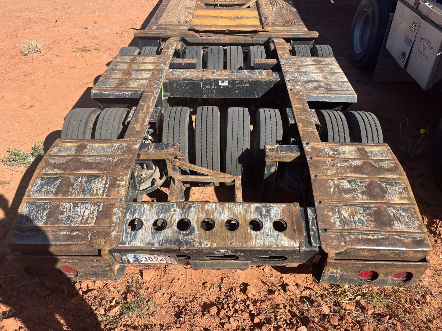 Fontaine | 44 EXP Lowboy Trailer | 48' Length | 88,000 lbs Capacity | 102" Width | USED | For Heavy Equipment & Oversized Load Transport