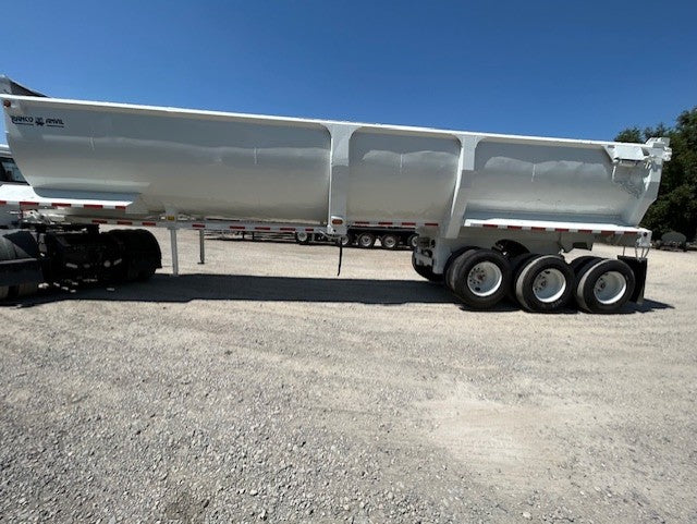 Ranco | ED45-38-3 End Dump Trailer | 38' Length | 45 Cubic Yard Capacity | 102" Width | USED | For Bulk Material & Heavy-Duty Hauling