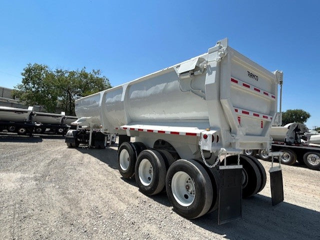 Ranco | ED45-38-3 End Dump Trailer | 38' Length | 45 Cubic Yard Capacity | 102" Width | USED | For Bulk Material & Heavy-Duty Hauling
