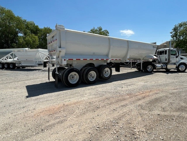 Ranco | ED45-38-3 End Dump Trailer | 38' Length | 45 Cubic Yard Capacity | 102" Width | USED | For Bulk Material & Heavy-Duty Hauling