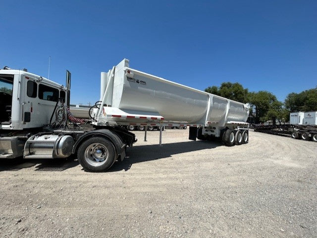 Ranco | ED45-38-3 End Dump Trailer | 38' Length | 45 Cubic Yard Capacity | 102" Width | USED | For Bulk Material & Heavy-Duty Hauling