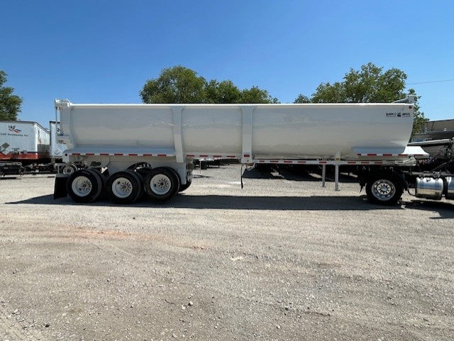 Ranco | ED45-38-3 End Dump Trailer | 38' Length | 45 Cubic Yard Capacity | 102" Width | USED | For Bulk Material & Heavy-Duty Hauling